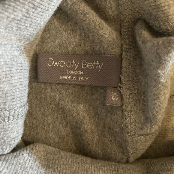 Sweaty Betty Escape Luxe Fleece‎ Gray Pull Over Hoodie -Size XS - Picture 12 of 13